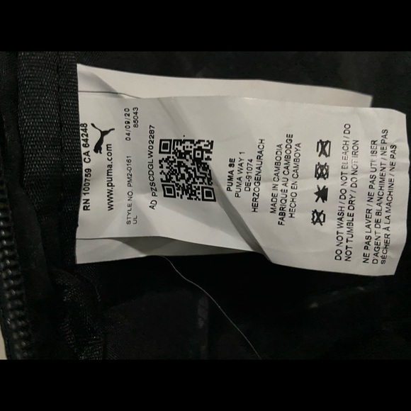 Puma Black Leopard Backpack - Picture 5 of 6